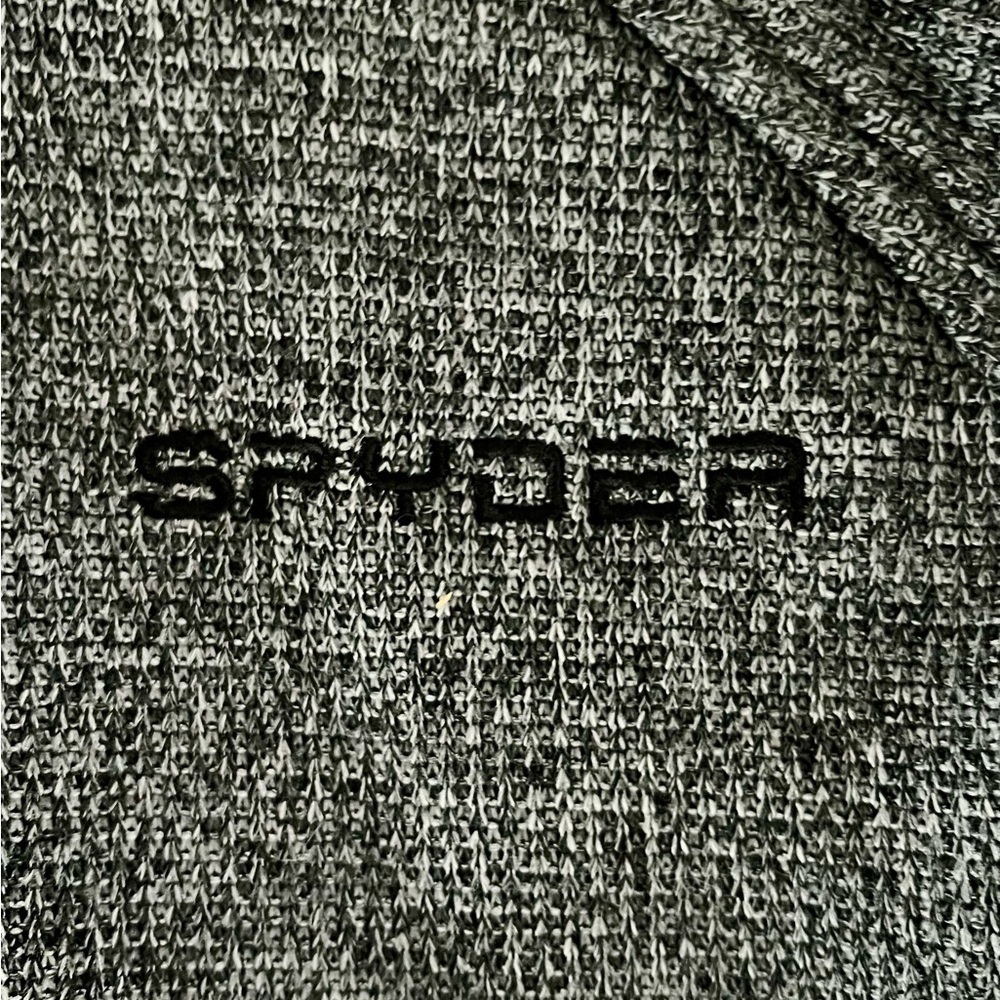 Spyder Men’s Gray Heather Quarter Zip Pullover Fleece Medium – EUC Med M - Picture 4 of 5